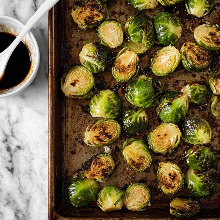 Balsamic Glazed Brussels Sprouts Recipe