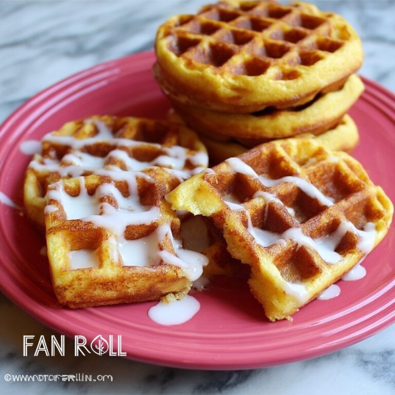 Waffle Style Cinnamon Rolls Recipe