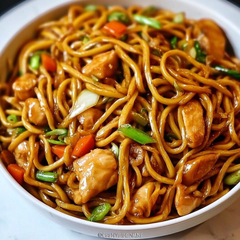 Garlic Chicken Lo Mein Recipe