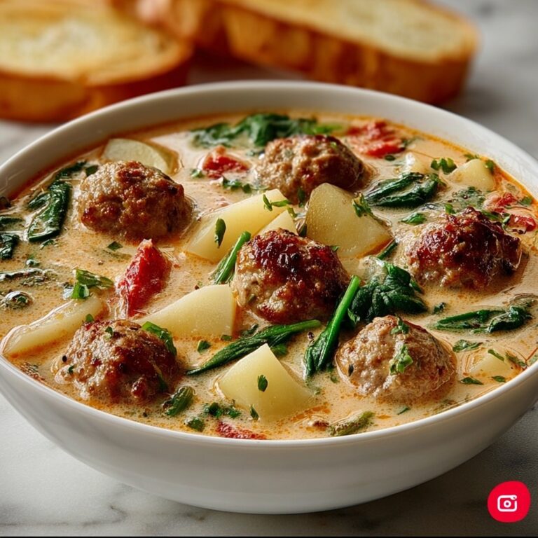 Creamy Italian Meatball Soup Recipe