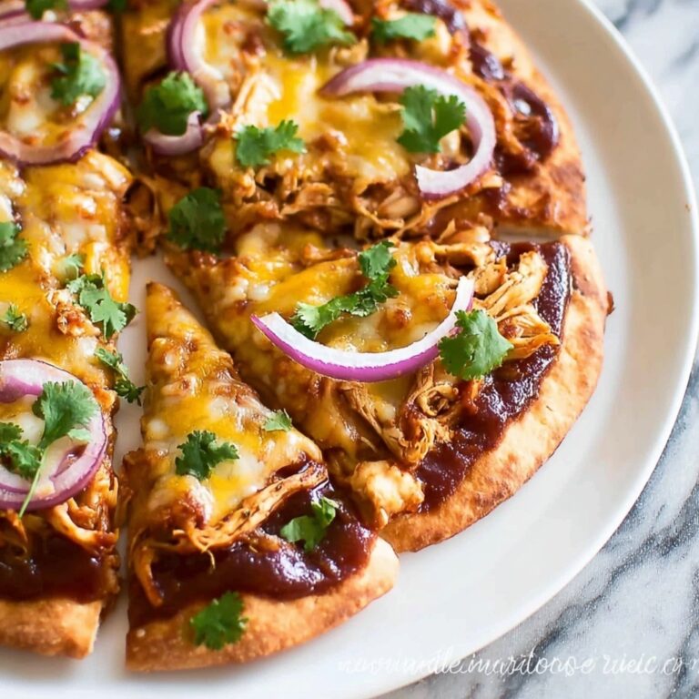 BBQ Chicken Flatbread Recipe