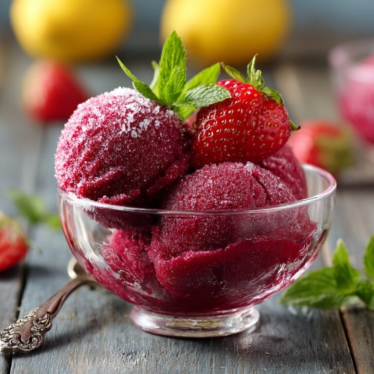 Strawberry Sorbet: The Ultimate Guide to Making It at Home Recipe