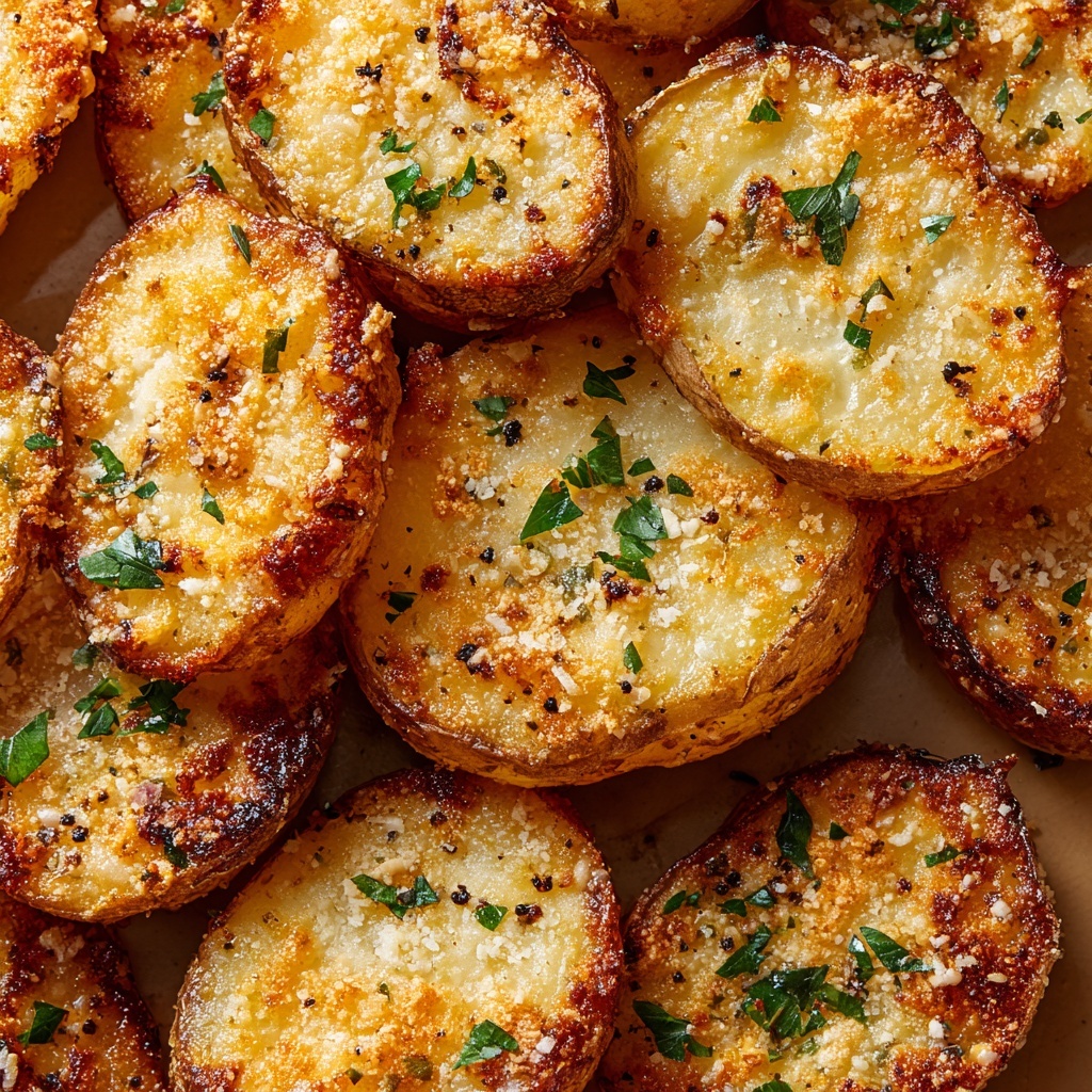 Mini Baked Parmesan Potato Rounds Recipe - Recipe Image
