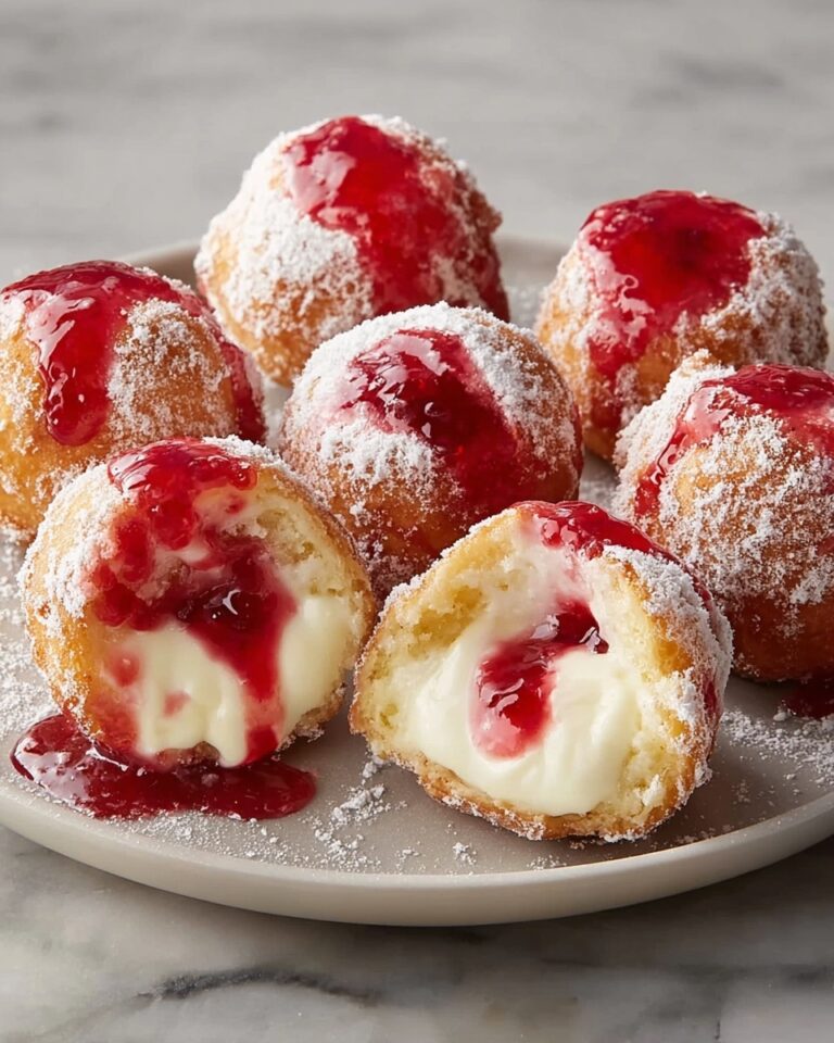 Strawberry Cheesecake Donut Holes Recipe