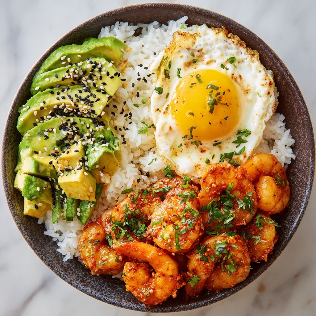 Spicy Shrimp and Cauliflower Rice Bowl Recipe - Recipe Image