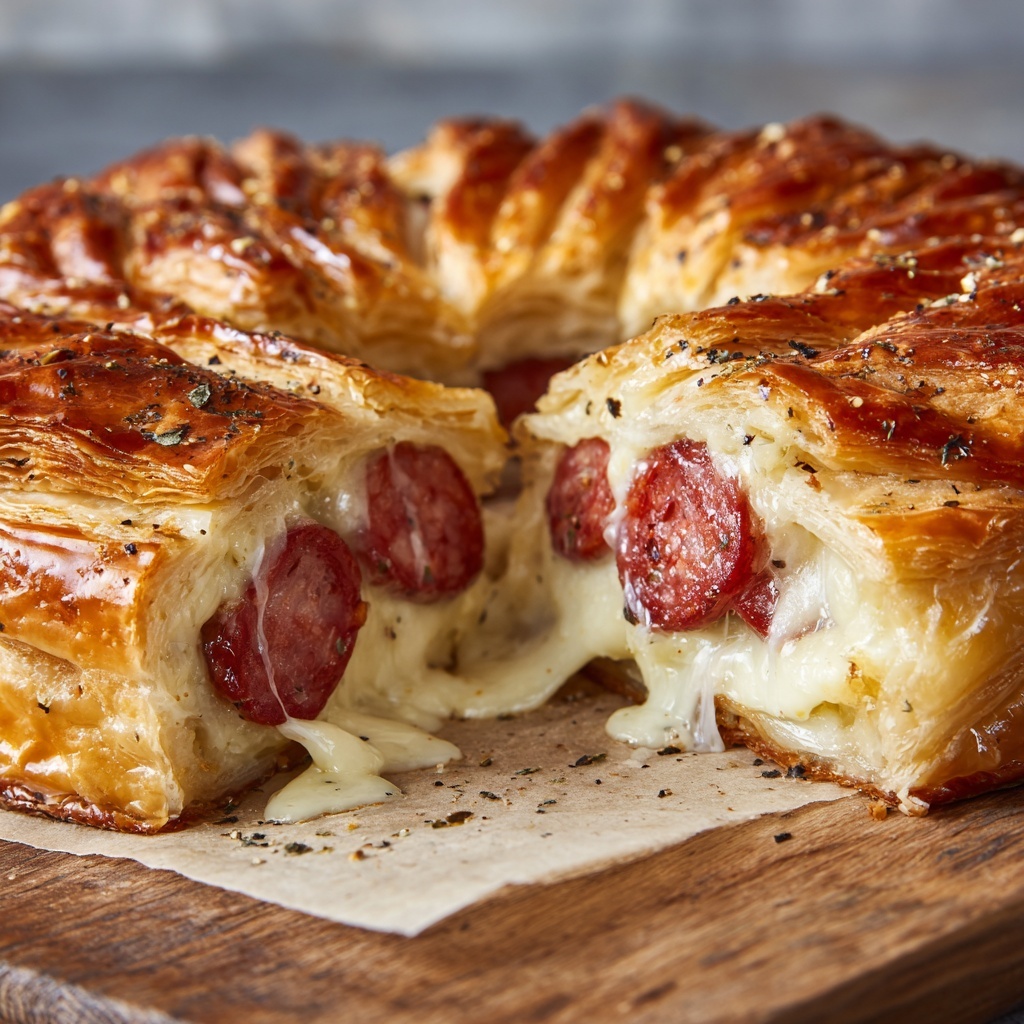 Italian Crescent Roll Sandwich Bake Recipe - Recipe Image