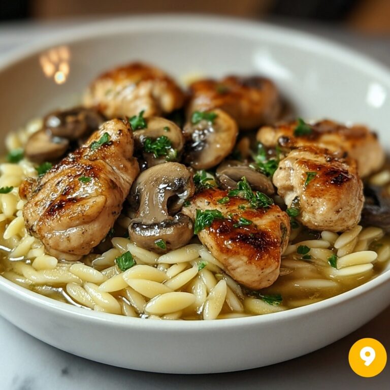 Marsala Chicken Orzo Recipe