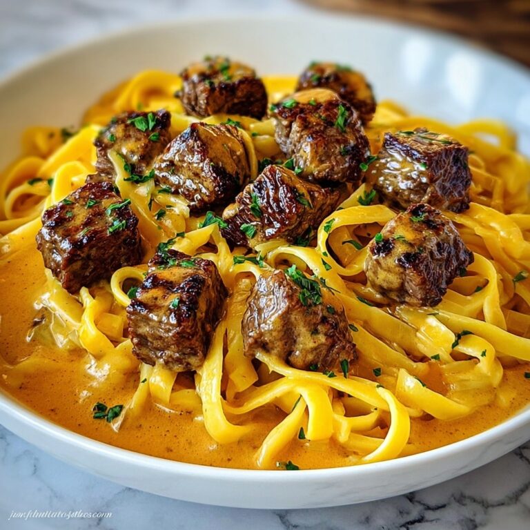 Irresistibly Savory Beef Linguine with Velvety Garlic Butter Sauce Recipe