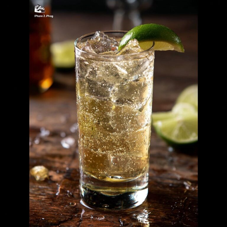 Whiskey Ginger Cocktail Recipe