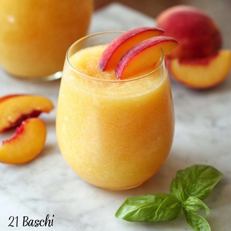 Easy Peach Wine Slushies Recipe
