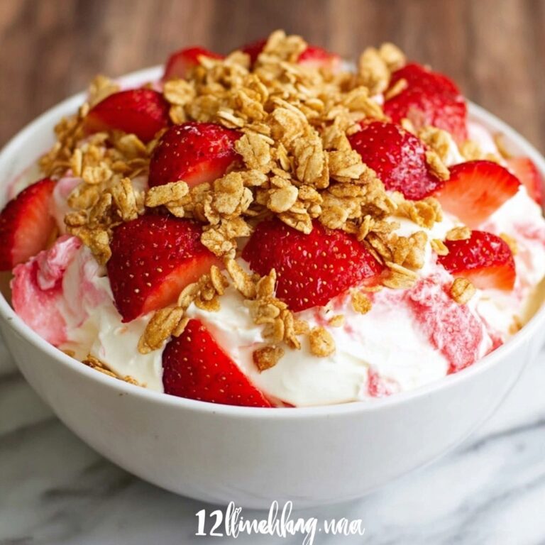 Strawberry Crunch Cheesecake Salad Recipe