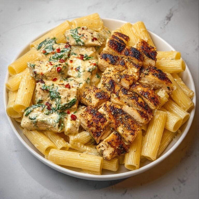 Spicy Cajun Chicken Rigatoni with Velveeta Garlic Cream Sauce Recipe