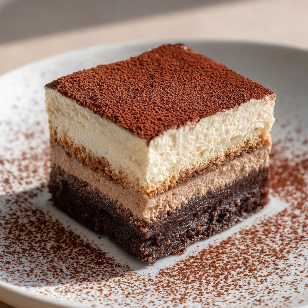 Tiramisu Brownies Recipe - Recipe Image
