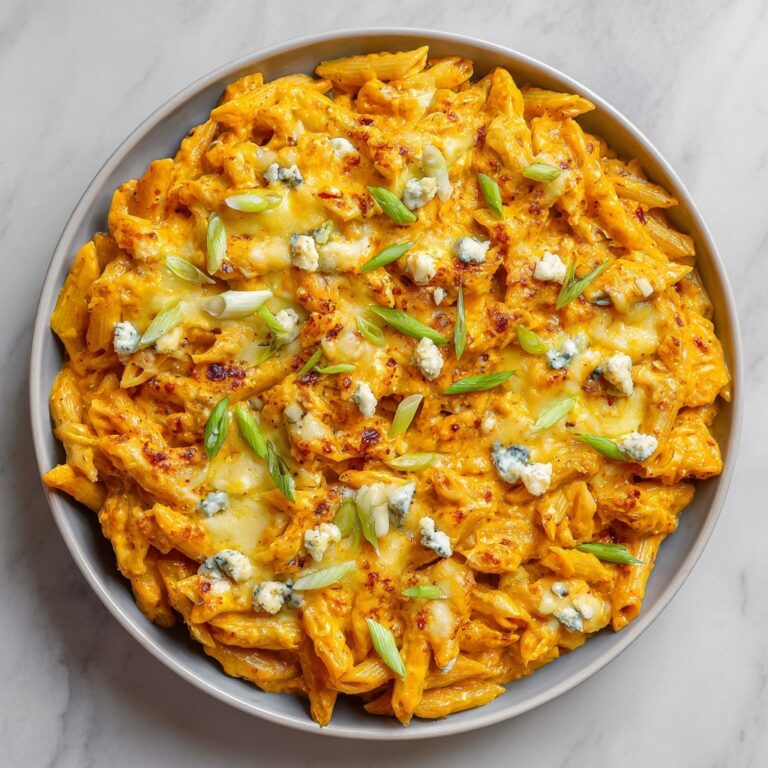 Buffalo Chicken Pasta – One Pot! Recipe