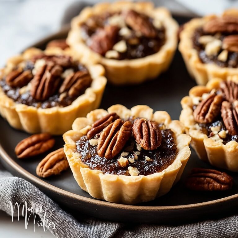 Easy Mini Pecan Pies – Indulge in Sweet, Crunchy Bliss Recipe