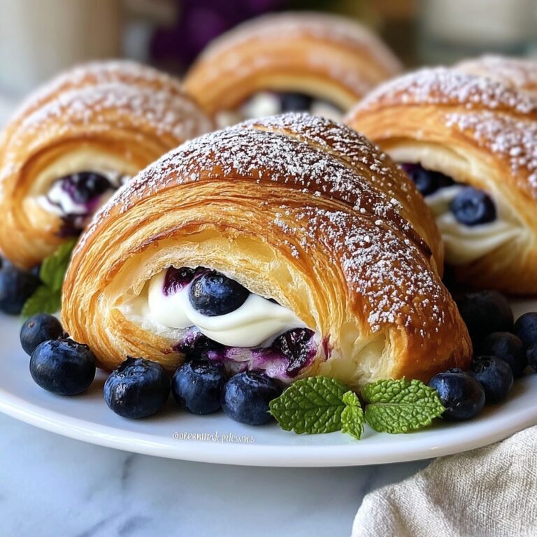 Blueberry Cheesecake Crescent Rolls Recipe