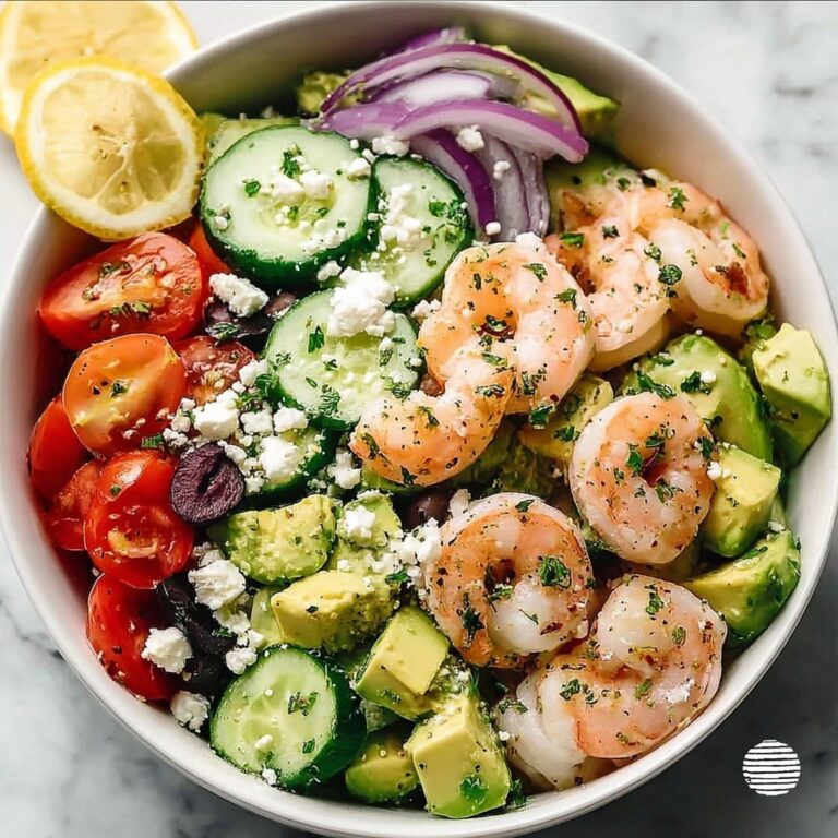 Mediterranean Shrimp and Avocado Salad Recipe