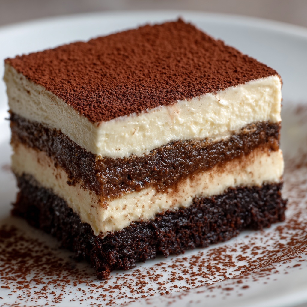 Tiramisu Brownies Recipe - Recipe Image