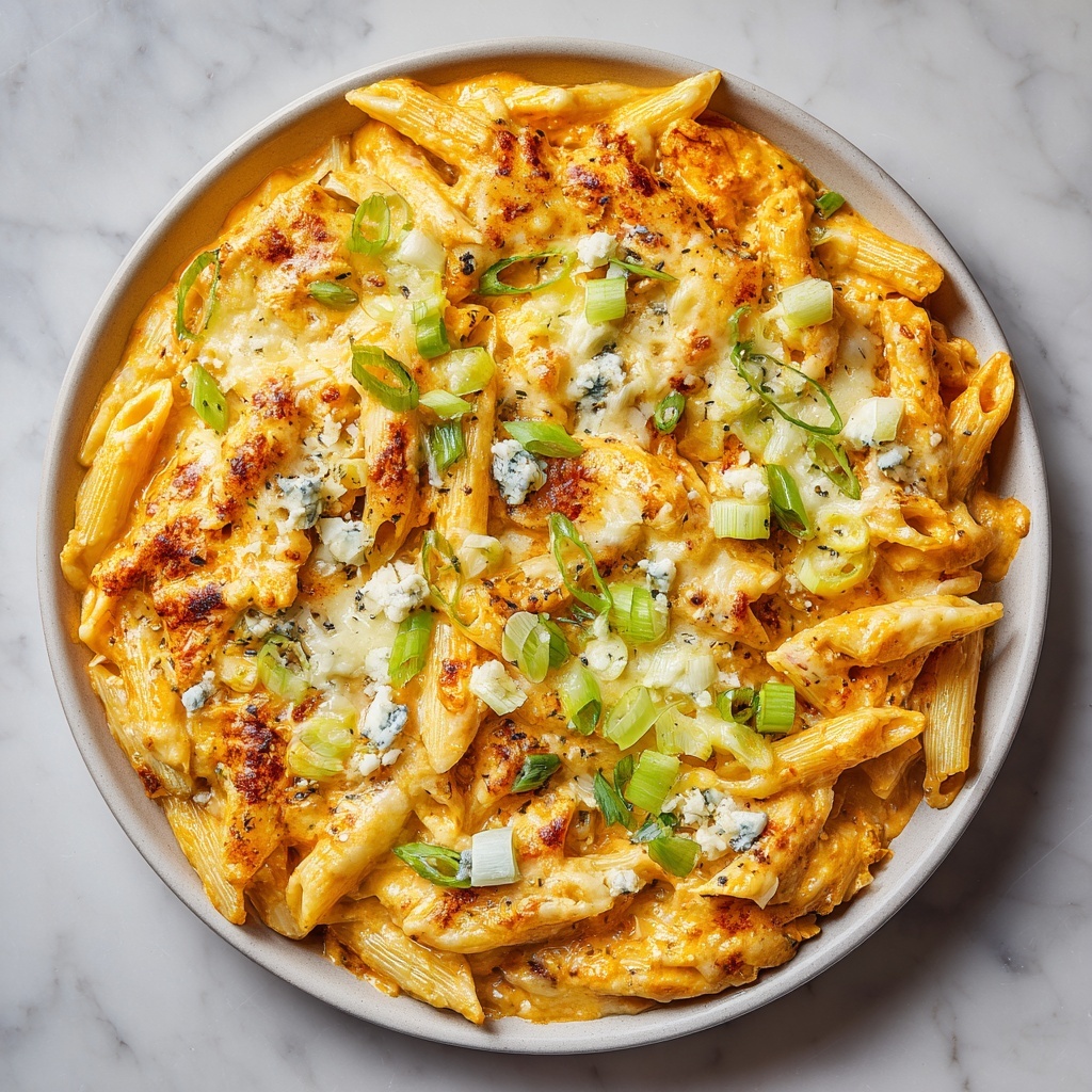 Buffalo Chicken Pasta – One Pot! Recipe - Recipe Image
