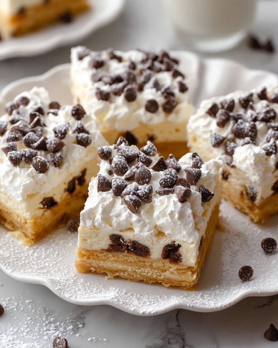 Classic Cannoli Squares Recipe - Recipe Image