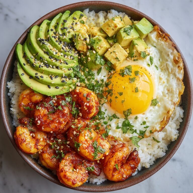 Spicy Shrimp and Cauliflower Rice Bowl Recipe