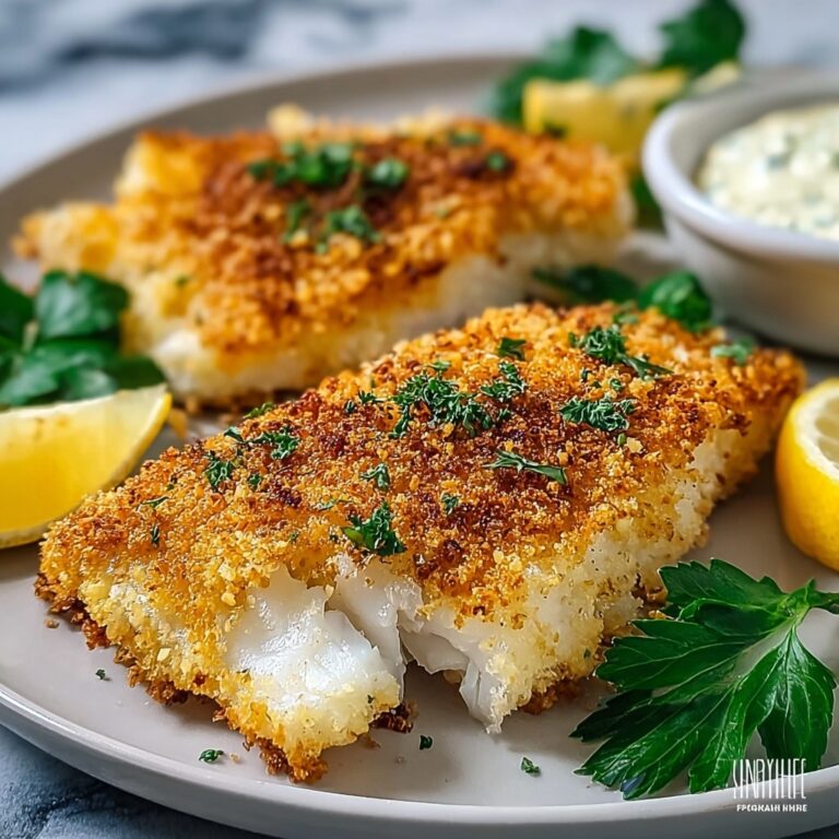 Crispy Parmesan Crusted Fish Recipe