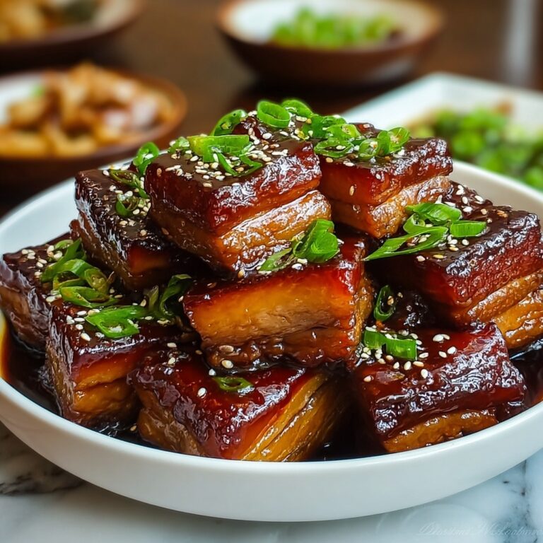 Sweet and Sticky Asian-Style Beef Belly Recipe