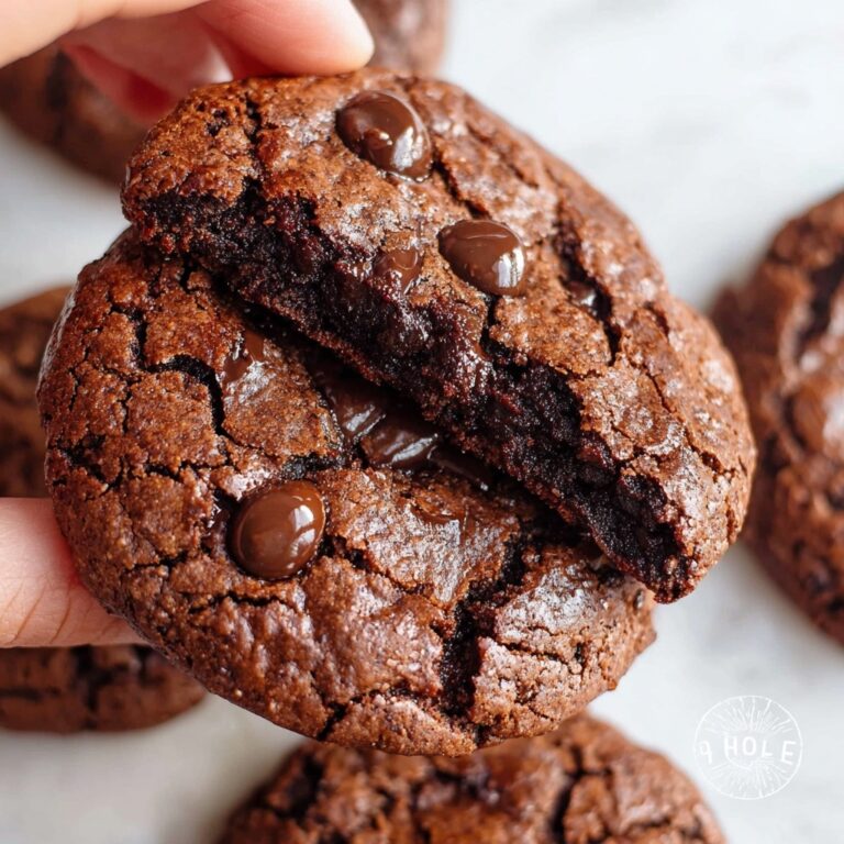 Bakery Style Double Chocolate Chip Cookies Recipe