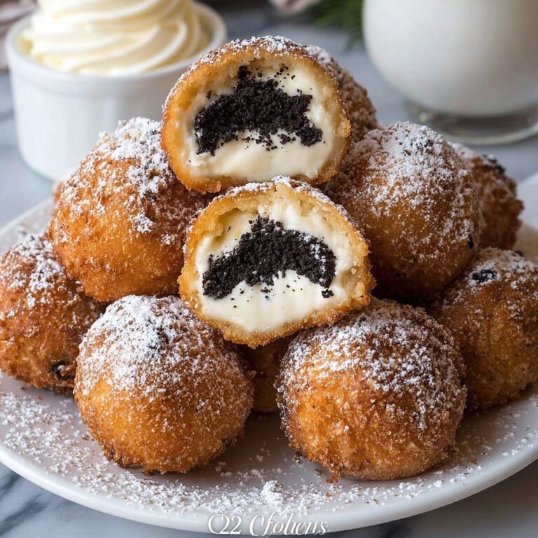 Cookies & Cream Cheesecake Deep Fried Oreos Recipe