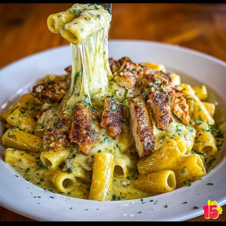 Creamy Cajun Chicken Rigatoni with Garlic Mozzarella Sauce Recipe