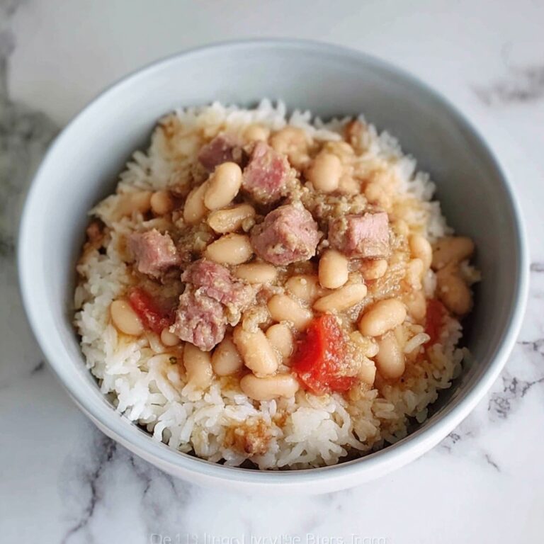 White Beans with Rice and Smoked Sausage Recipe