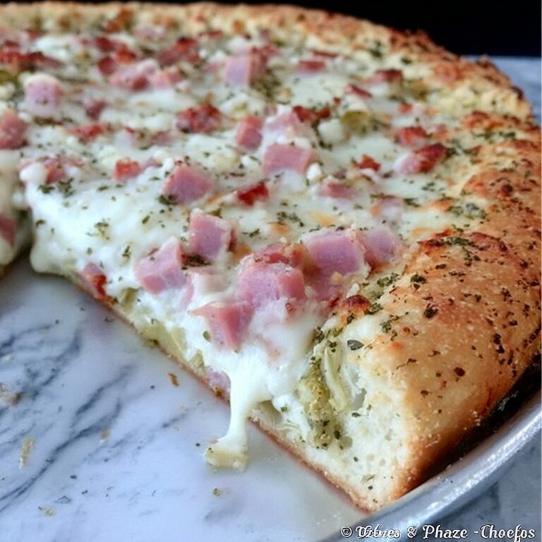 Mediterranean Pesto Ham and Artichoke Pizza Recipe