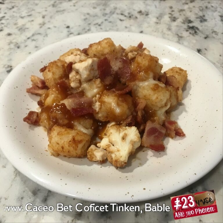 BBQ Chicken & Bacon Tater Tot Casserole Recipe